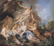Francois Boucher Mercury confiding Bacchus to the Nymphs Spain oil painting artist